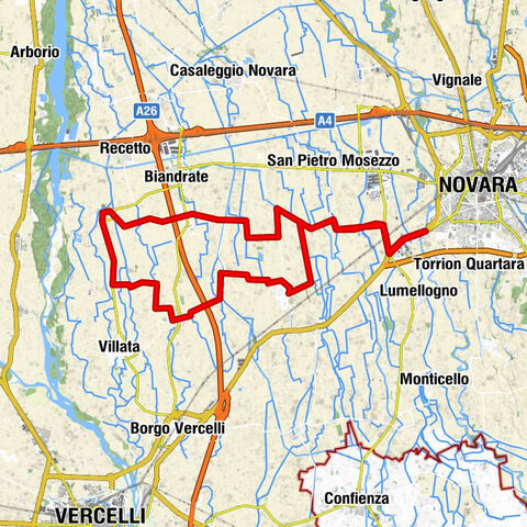 Entre les rivières Sesia et Agogna