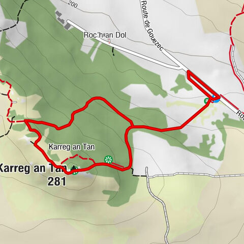 Gouézec - Karreg an Tan - Roc’h an Dol