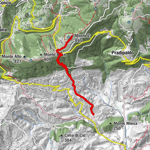 Marostica - Capitelli - Contrà Tortima - Monte Zanchi
