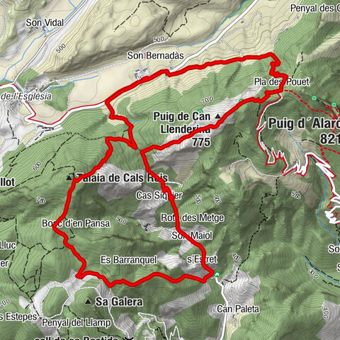 font d’en Tries - Puig de Can Llenderina - Cova de s'Estret - Bunyola