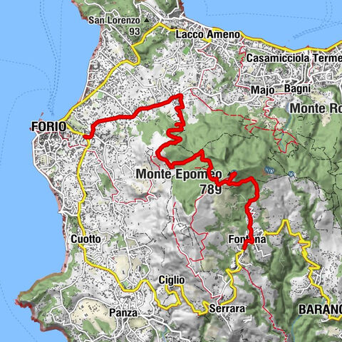 Fontana - La Grotta da Fiore - Monte Epomeo - Forio