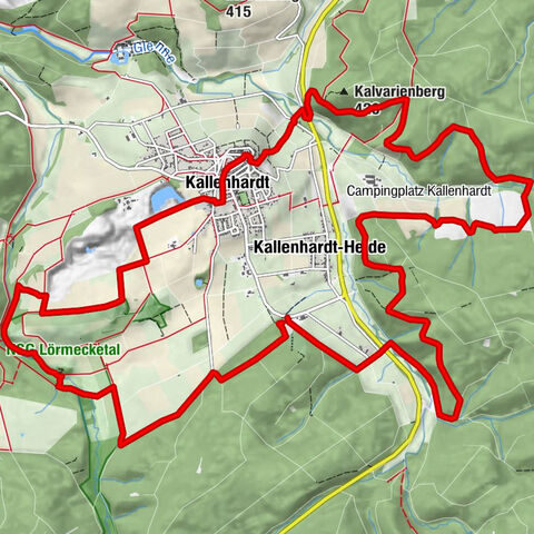 La "Rabennest-Route" à travers et autour de Kallenhardt