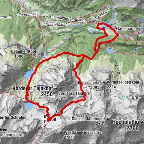 Ehrwald / Drachensee / Coburger Hütte / Seebensee