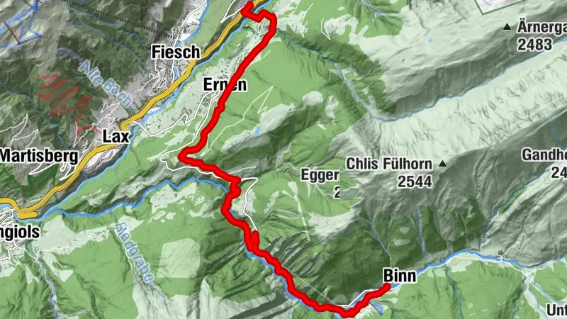 Via dell'Arbola | Étape 3 Binn - Mlebach Furgangen