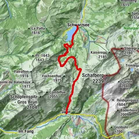 Etape 20 du sentier panoramique alpin (SuisseMobile 3)