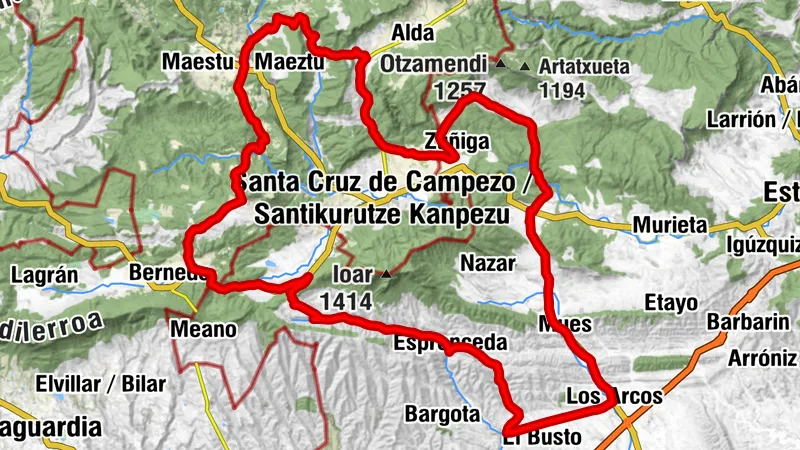 Valles de Álava - Camping Acedo Parcours 3