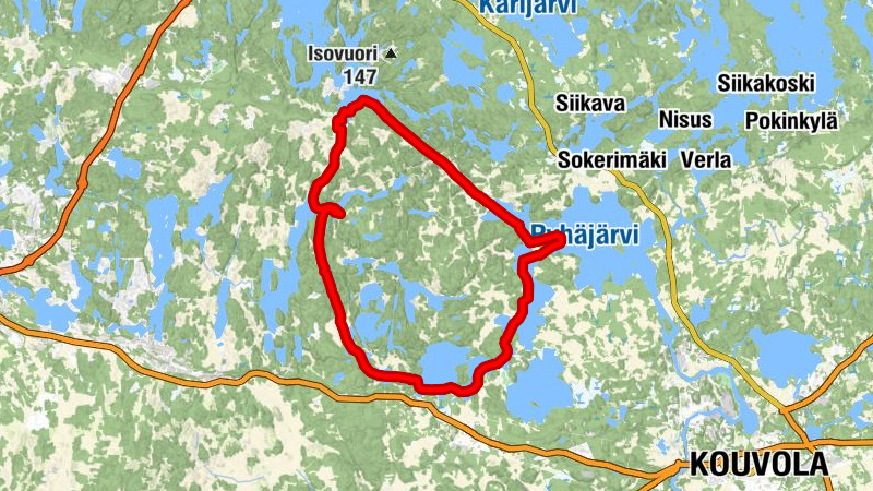 Circuit de pagaie Iitti rinki