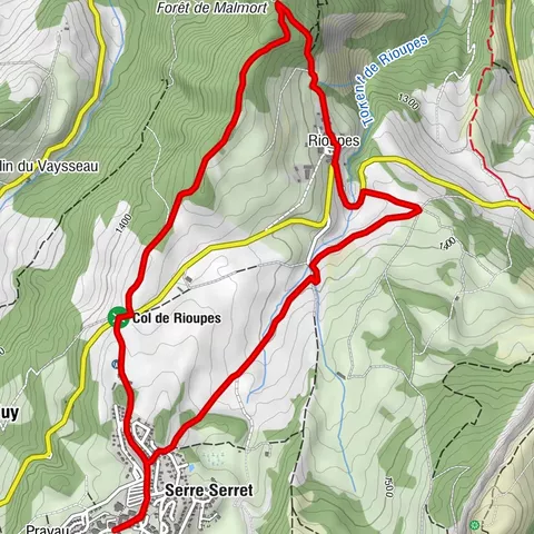 Le Puy de Rioupes (VTT n°9 bleu)