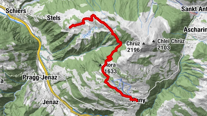 Randonnée du Stelserberg à Pany