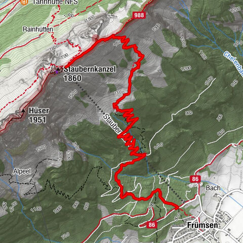 Staubern Wandern
