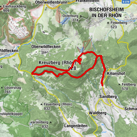 Sehr schöne und anspruchsvolle tour am Kreuzberg