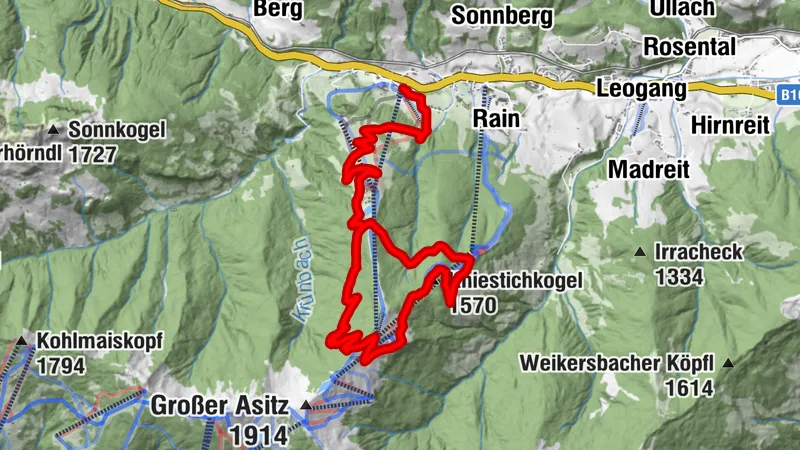 NOUVEAU : le AlteSchmiede Trail - plaisir du singletrail du 1er juin au 15 octobre.