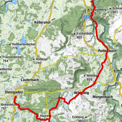 Ein Stück Münchener Jackobsweg - Peiting, Bayern/Deutschland