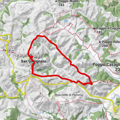 Rund um San Gimignano