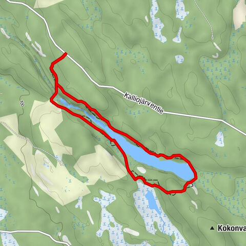 Parcours du lac Kalliojärvi (Joensuu)