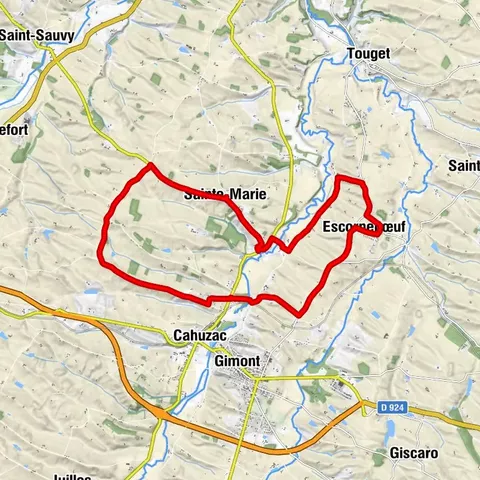 De Sainte-Marie à Escorneboeuf