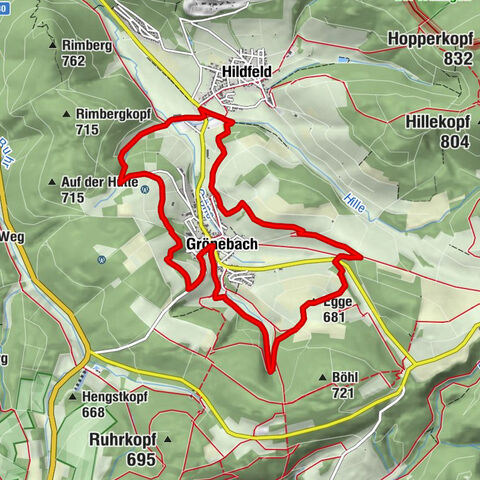 Rothaarsteig-Spur -  Grönebacher Dorfpfad