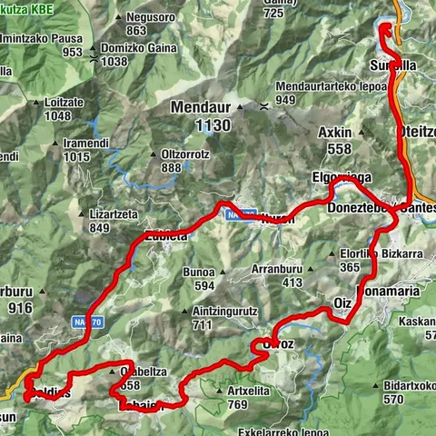 Boucle de Saldías - Camping Aritzigain Parcours 1