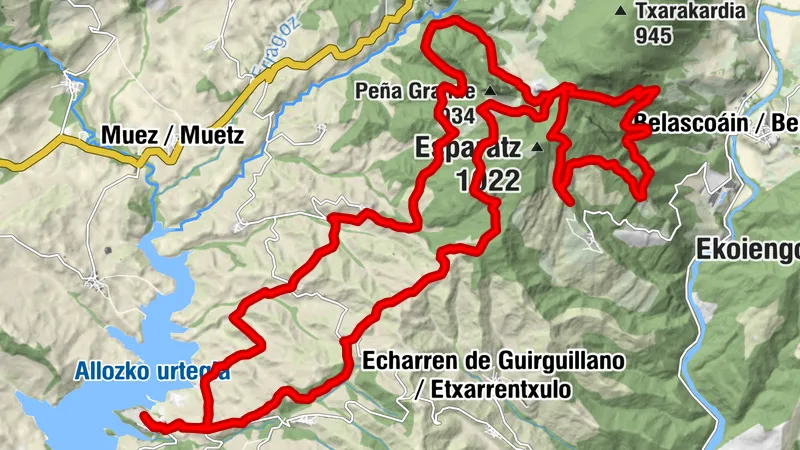 Sentiers d'Espáraz - Camping Aritzaleku Parcours 9