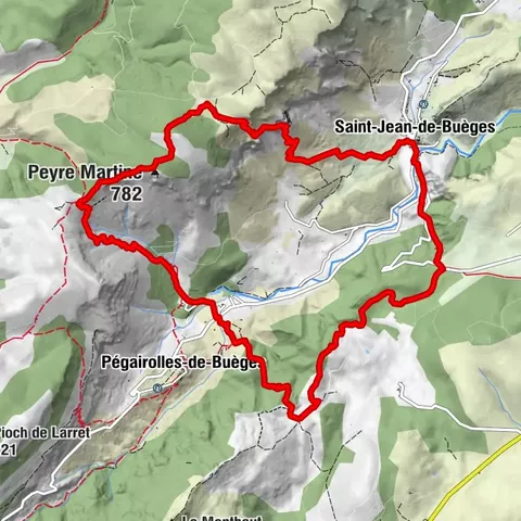 RANDONNEE DE PEYRE MARTINE