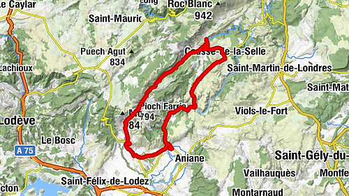 BOUCLE CYCLO N°4 - LES GORGES DE L’HÉRAULT ET LE COL DES LAVAGNES