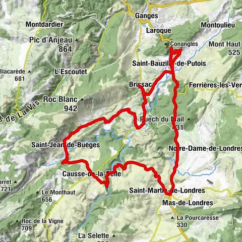 ROUTE DES VINS AUTOUR DES GORGES DE L'HERAULT