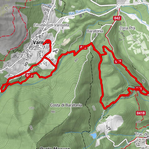 VARISELLA Les ruines du château Baratonia, églises et bassins de Varisella
