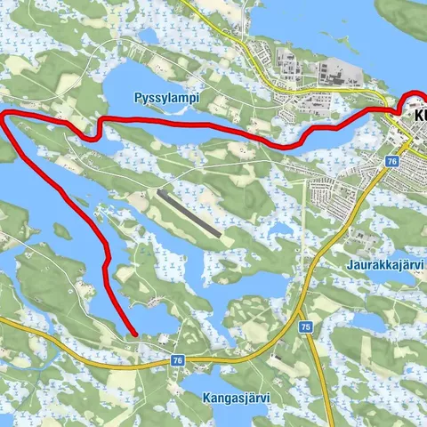 Parcours de canoë-kayak Jämäki 12 km, Kuhmo