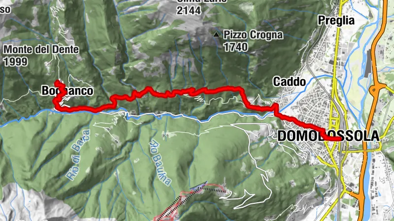 Étape 4 : randonnée alpine en refuges Bognanco - Domodossola