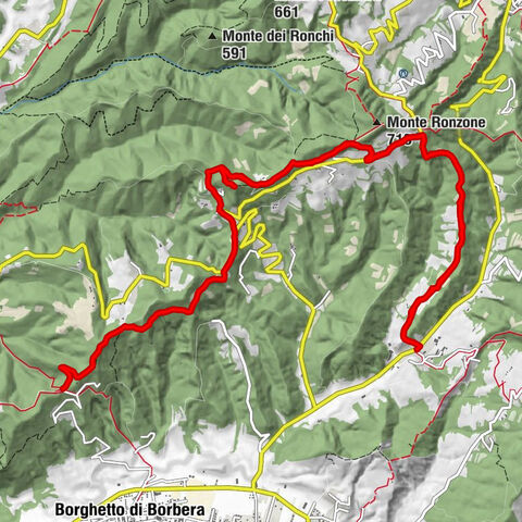 Sentiero 200 - Anello Borbera - Spinti - TAPPA 2/11 (Ca' del bello - Molo Borbera) in camminata