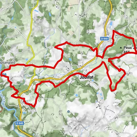 Circuit VTT n°36 - La base de loisirs de Jouillat