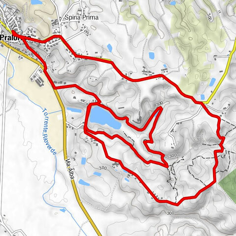 PRALORMO - Anneau autour du lac de Spina
