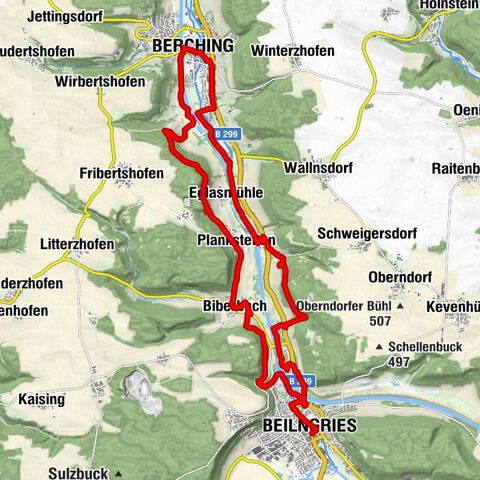 Sulztal-Wanderweg - Schlaufe 22 des Altmühltal-Panoramaweges