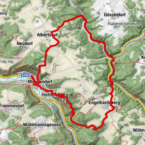Muggendorf, Oswaldhöhle, Hohler Berg, Riesenburg, König-Ludwig-Felsen, sehr schöne fränkische Rundtour