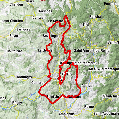 Le Beaujolais Vert - La Vallée de la Trambouze - Boucle 3.6