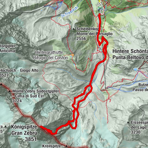 Königsspitze Ostrinne