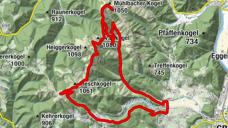 Pleschkogelrunde 130 - MTB