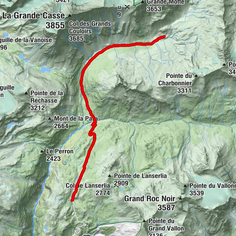 Trail du refuge de la Leisse
