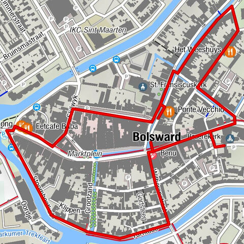 Parcours 11fountains : Bolsward