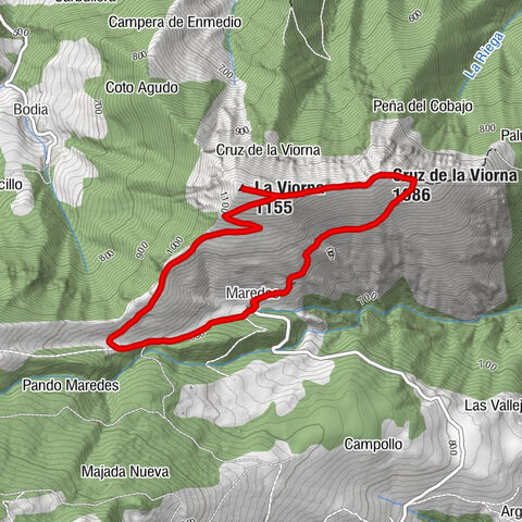 Maredes to Cruz de la Viorna