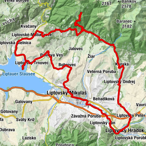 Liptovský Mikuláš-Runde zur Hütte Chata pod Náružím 24.10.2021