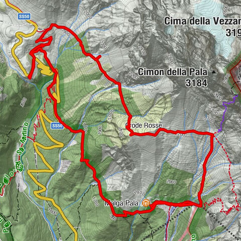 sentiero dei finanzieri da passo rolle