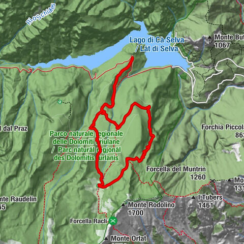 Sentiero dei Forestali en Val Silisia, Lac de Cà Selva