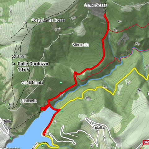 Lago di Fiastra - Lame Rosse