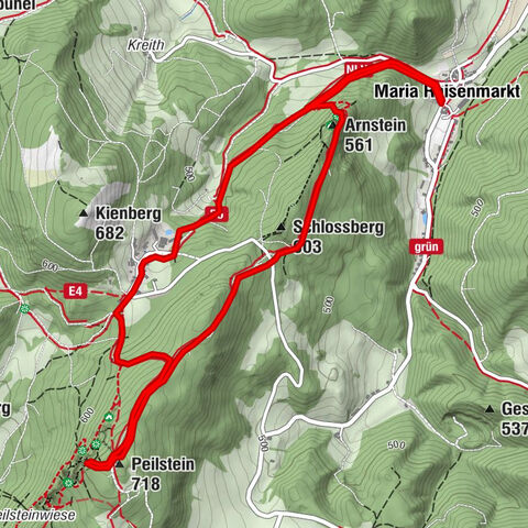 Wienerwald: Maria Raisenmarkt - Peilstein