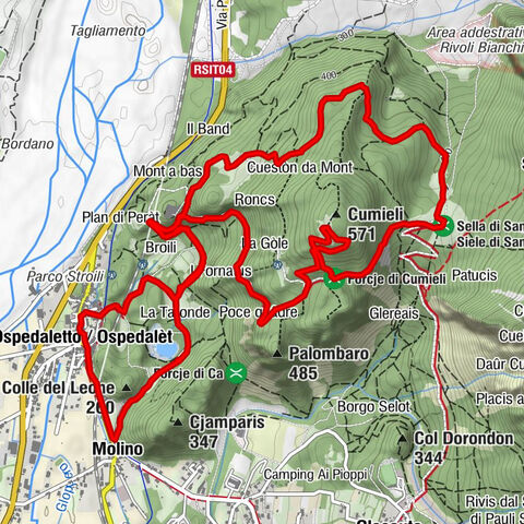 Boucle du mont Cumieli et du lac Minisini
