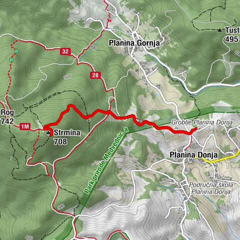 kapela svetog Jurja - kapela Hrvatskih mučenika - Strmina - Planinarski dom "Lipa Rog"