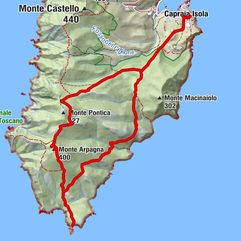 Capraia Isola - Chiesa parrocchiale di San Cuore e San Nicolò Vescovo - Monte Arpagna - Chiesa di Santo Stefano