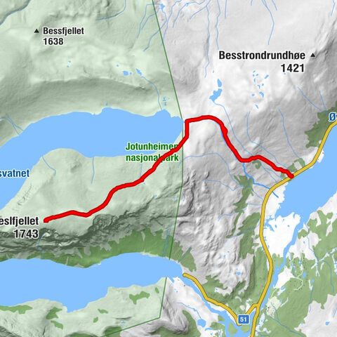 Bessheim Fjellstue - Veslfjellet