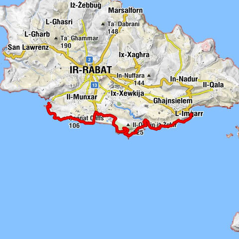 L-Imġarr - L-Iskoll - Sannat Cliffs - Ix-Xlendi